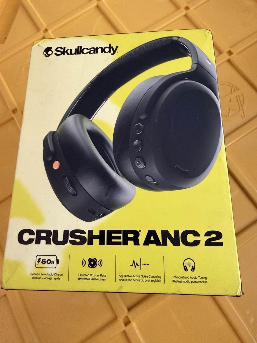 Skullcandy Crusher ANC 2 Bluetooth Wireless Headphones - Black