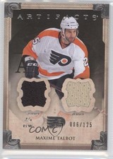 2013-14 Upper Deck Artifacts Jersey/Jersey 6/125 Maxime Talbot #60 4g6