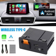 Type C & USB Adapter Wireless Carplay Android Auto Modul für Mazda 3 6 CX-3 CX-5