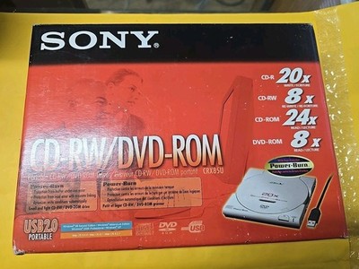 Sony CD-RW/DVD-ROM PORTABLE 20X WRITE DRIVE