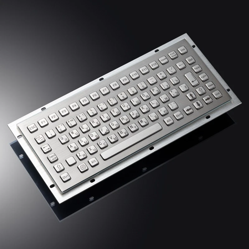 Mini IP65 Stainless Steel Compact Metal Industrial Keyboard For CNC Machine - Image 3 of 4