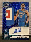 Ajay Mitchell 2024-25 Mosaic Rookie Jersey Auto /49 Thunder RPA