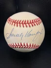 SANDY KOUFAX AUTOGRAPHED NL BASEBALL     DODGERS BASEBALL LEGEND      JSA LETTER