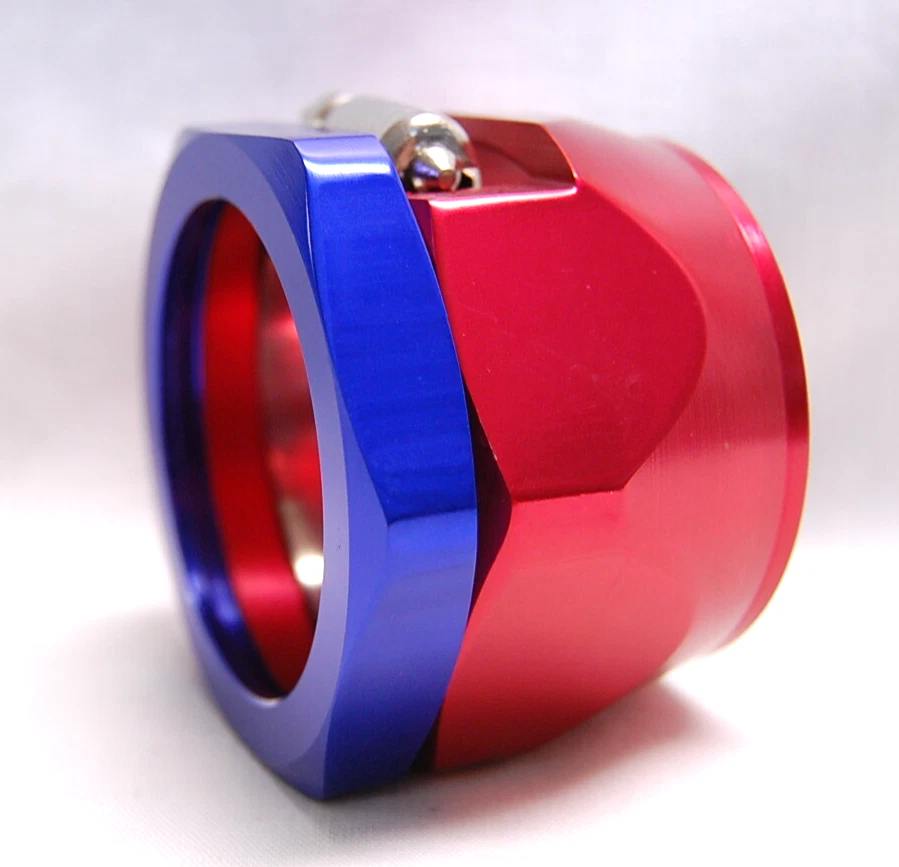 (LOT OF 2) 15/16" ID Aluminum Magna Clamp OD Radiator Hose End 1.4" 1-3/8" OD - Image 3 of 4