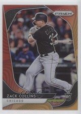 2020 Panini Prizm Tier III Hot Box Red Orange Prizm Zack Collins #233 0a4s