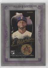 2023 Allen & Ginter X Silver Frame Gold Ink 2/5 Ezequiel Duran Durán Auto 0za0