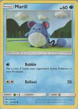 Marill Common SM - Burning Shadows 34/147 NM