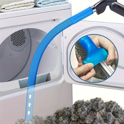 #ad Dryer Vent Cleaner Kit Vacuum Hose Attachment Brush Lint Remover Power Washer US $6.75