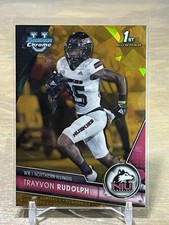 2023 Bowman University Chrome Sapphire 1st Trayvon Rudolph Gold Refractor #/50