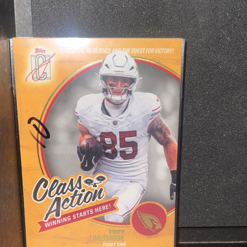Topps 2024 Composite Trey McBride Class Action Auto Insert CA-6 Arizona