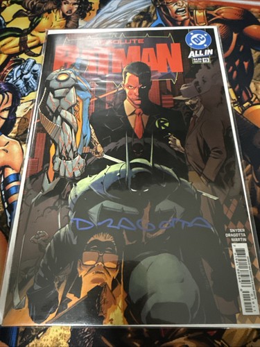 DC Comics Absolute Batman #19 2x Signed Dragotta and Synder W/Coa 1st Print Nm