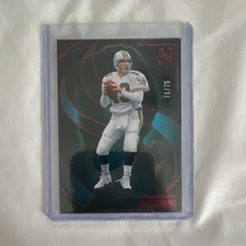2025 Panini Silhouette Dan Marino #71 Serial Numbered /75 Miami Dolphins NFL
