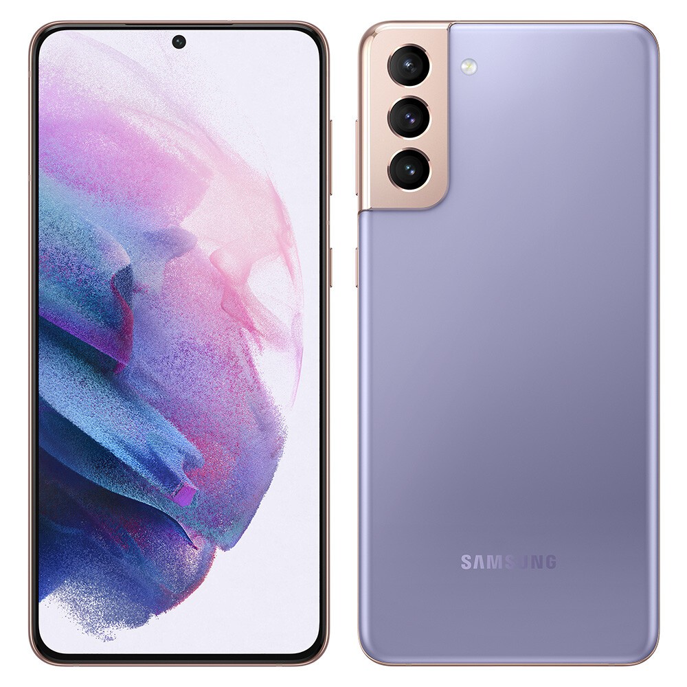 Samsung Galaxy S21+ 5G violet 256 go double sim assez bon état