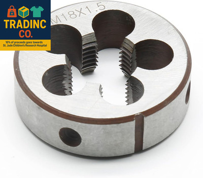 M18 X 1.5 Metric Right Hand Thread Die for Threading, 18Mm Thread & 1.5Mm Pitch,
