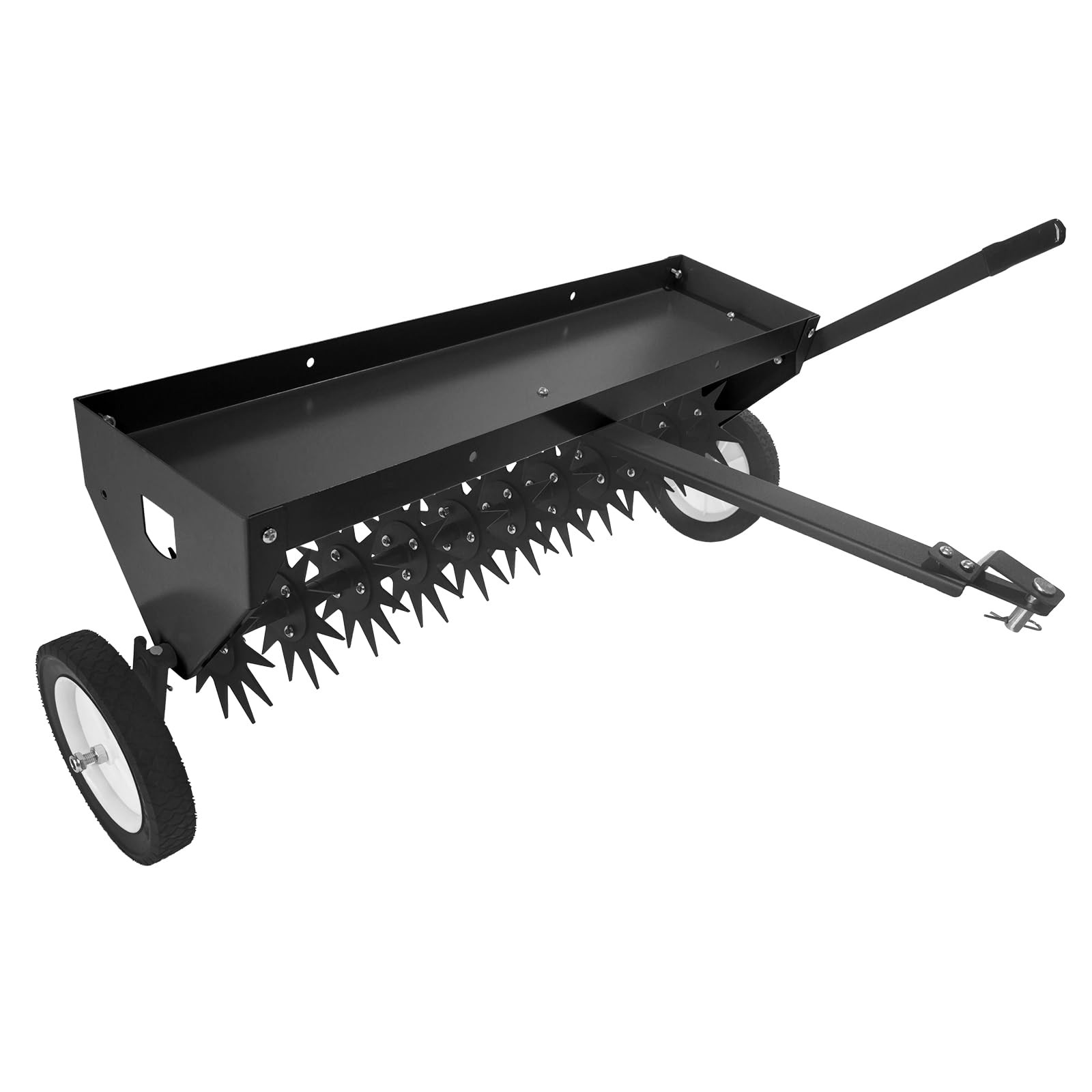 40" Tow Behind Plug Aerator ,Durable Lawn Aerator Soil Penetrator Tractor Farm