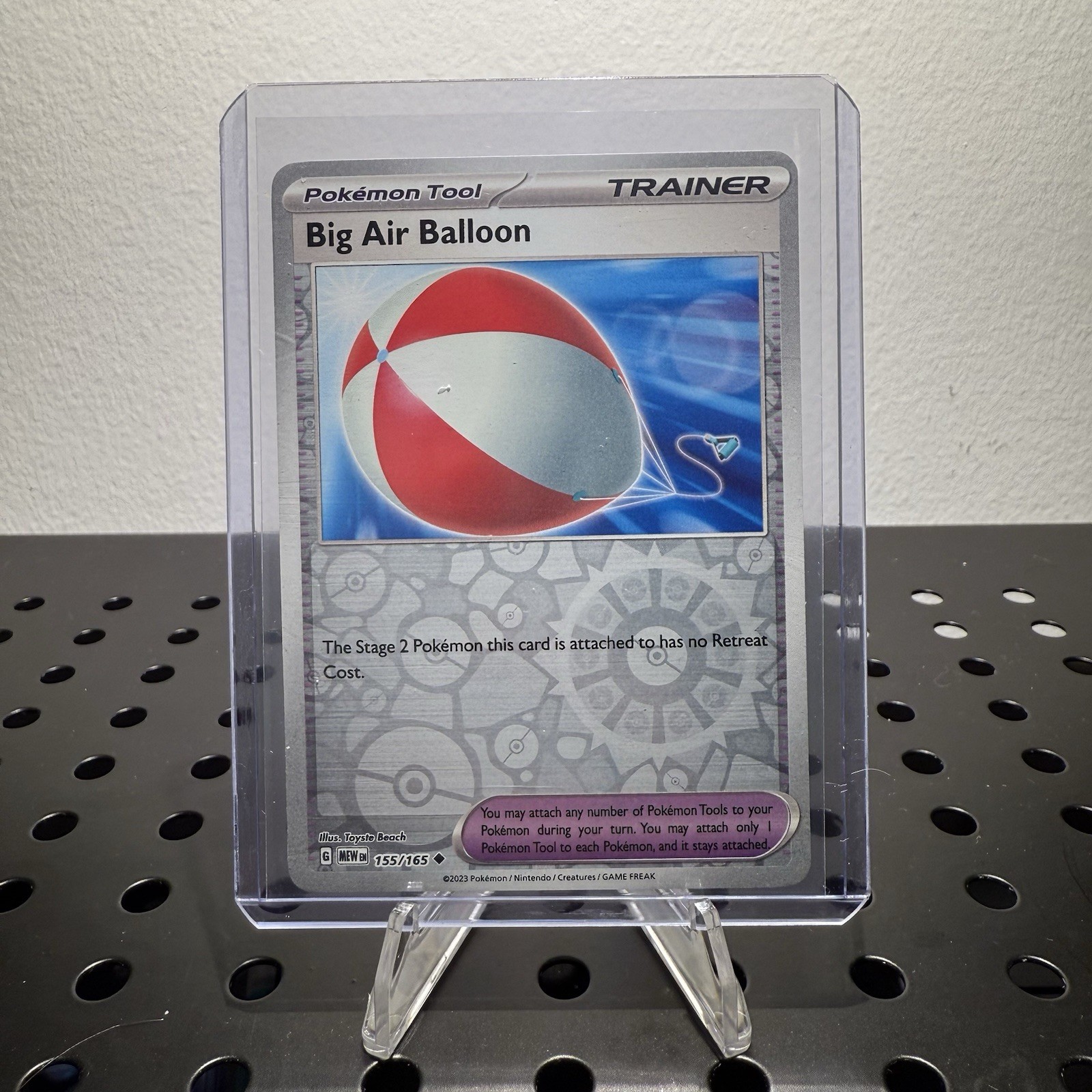 Pokemon TCG: S&V 151 Big Air Balloon 155/165 Reverse Holo Uncommon NM
