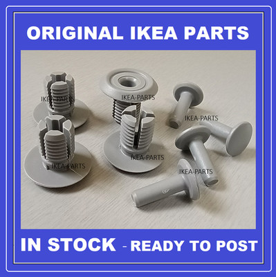 IKEA 130884 130886 BEKANT Spreizstecker & Stifte NEU ORIGINAL Teile je x4