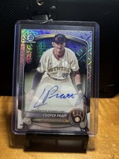 2025 Bowman Chrome - Mega Box Chrome Prospect Mojo Autographs Cooper Pratt  