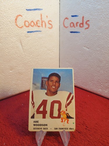 1961 Fleer NFL Abe Woodson #65 San Francisco 49ers - Picture 1 of 3