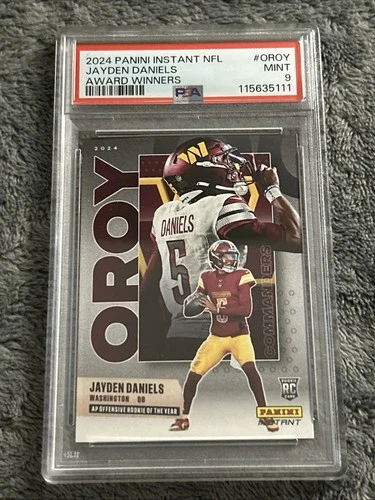 2024 Panini Instant - Award Winners Jayden Daniels #AW-OROY /10479 (RC) PSA 9