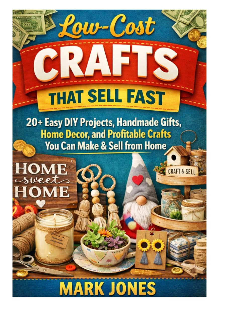 Low-Cost Crafts That Sell Fast: 20+ Easy DIY Projects, Handmade Gifts, Home Deco - Image 8