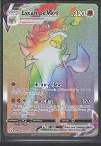 Lycanroc VMAX (Secret) Secret Rare SWSH07: Evolving Skies 213/203 NM