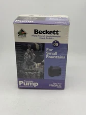 Beckett Small Fountain Pump 60gal Per Hour 6ft Cord