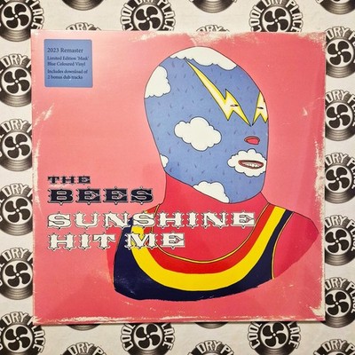 THE BEES - SUNSHINE HIT ME Limited Edition BLUE Vinyl LP Electronic Rock Blues