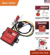 Versatile Waterproof DS18 Bluetooth Receiver - Ideal for Marine  Off-Road Use