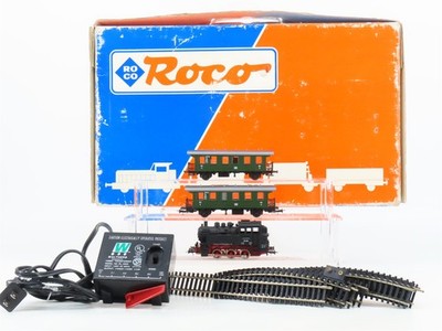 HO Scale Roco 41044 DB Deutsche Bundesbahn 0-6-0T BR80 Steam Passenger Train Set