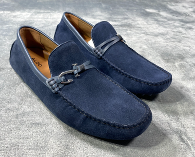 ALDO Shoes Men Sz 10 Loafers Boat Shoes Suede Yadone Velvet  display picture 3