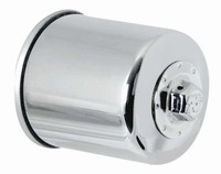 Yamaha Vmax 1700, 09-15 (RP21) ÖLfilter K&N Chrom Silber GläNzend Chromfilter