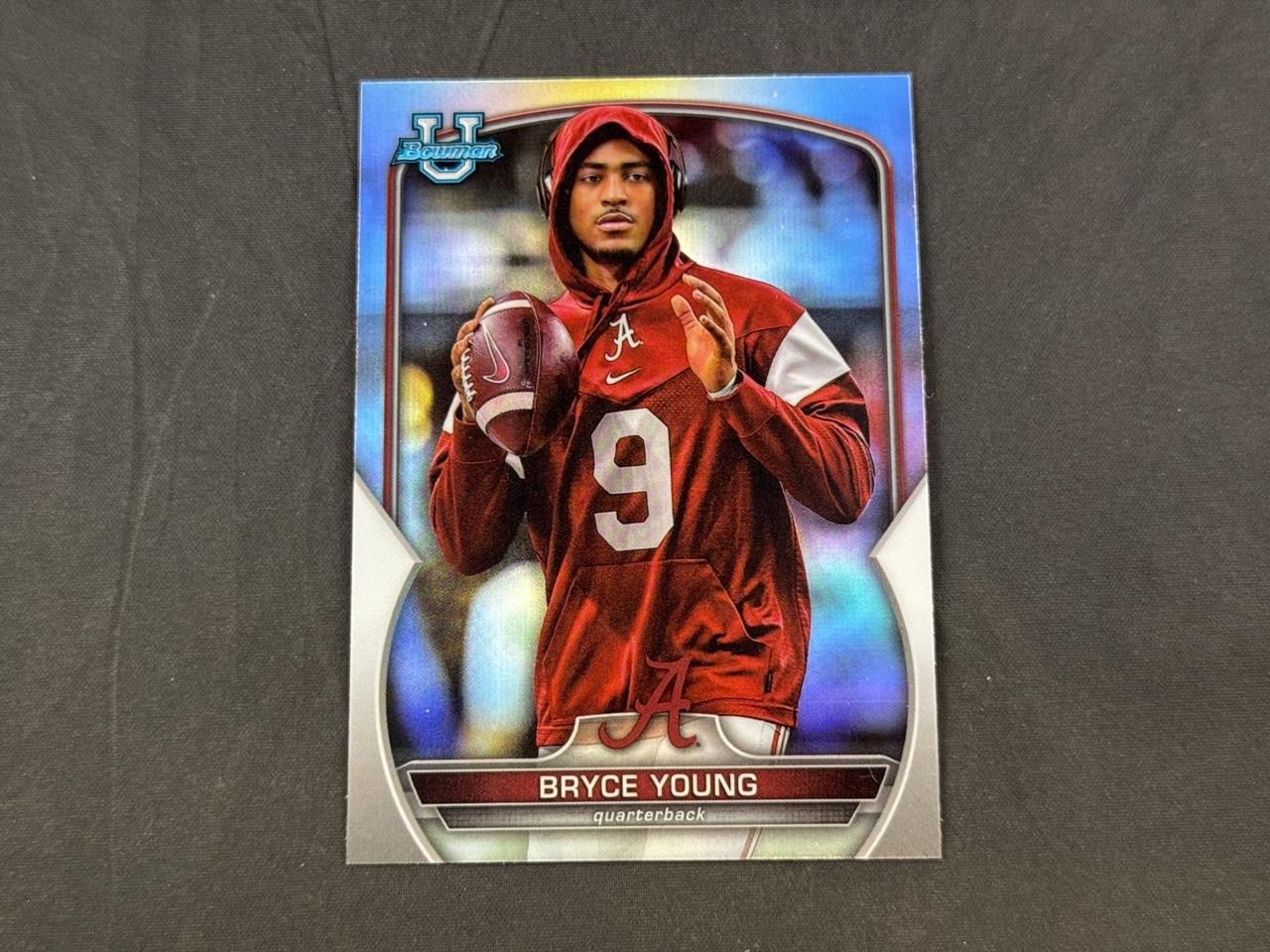 2022 BOWMAN CHROME U BRYCE YOUNG #1 PROSPECT IMAGE VARIATION REFRACTOR SP