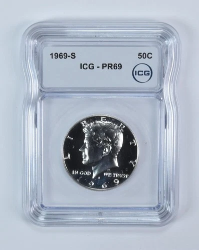 1969-S Kennedy Half Dollar PR69 ICG *5740