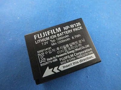 Original Fujifilm NP-W126 Li-Ionen Akku Kamera FINEPIX HS30 HS35 HS50 Battery GE - Bild 1 von 4