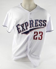 2023 Round Rock Express Brock Burke #23 Game Used White Jersey DP71216