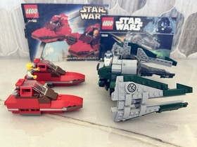 LEGO STAR WARS 75168 Yoda's Jedi Starfighter + 7119 Twin-Pod Cloud Car