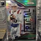 2025 Panini Prizm: Drake Maye Fractal Green Prizm #7 Patriots 💥