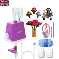 Compact Electric Knitting Machine for i-Cord Production - Easy for Kids & Adults
