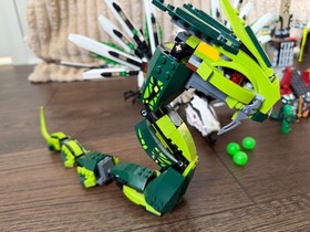 LEGO NINJAGO: Epic Dragon Battle (9450)-99% complete+FIGS+Instructions