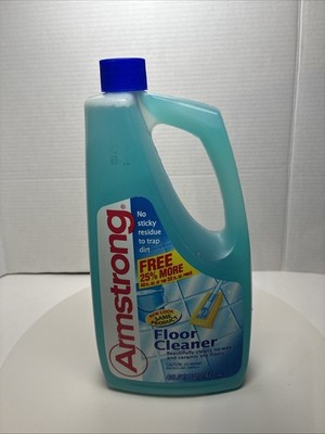 RARE Vtg ARMSTRONG Concentrated Floor Cleaner No Sticky Residue SC Johnson 40 oz