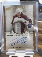 2021-22 Upper Deck The Cup /50 Alex Newhook #ER-AN Rookie Auto RC