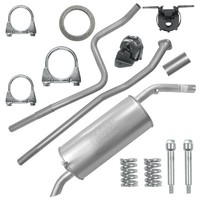 Kompl. SchalldäMpferset Auspuffanlage Auspuff FüR Peugeot 207 04/08-12/15 1.4I