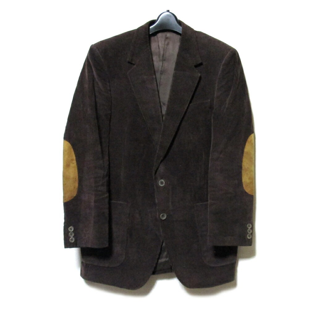 Vintage Aquascutum UK Brown Corduroy Jacket with Elbow Patches