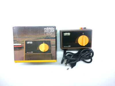 Märklin Mini Club 6701 Spur Z Trafo  '' Electronic 08'' Fahrregler - in OVP #12333