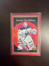 2023-24 Upper Deck Trilogy - Rookie Renditions Devon Levi #RR-15 Red 211/799(RC)