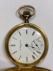 Antique Elgin 15 Jewels Pocket Watch, Pre-Owned, Runs, Missing Crystal (39-#45)