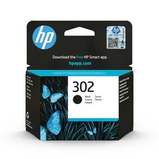 HP 302 Nero F6U66AE Cartuccia Originale da 190 Pagine Compatibile con Stampanti