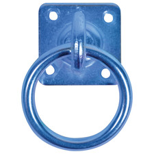 Perry Equestrian Stable Swivel Tie Ring On Plate Pack Of 2 For Horse Tethering
