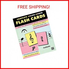 Complete Color Coded Flash Cards for All Beginning Music Students